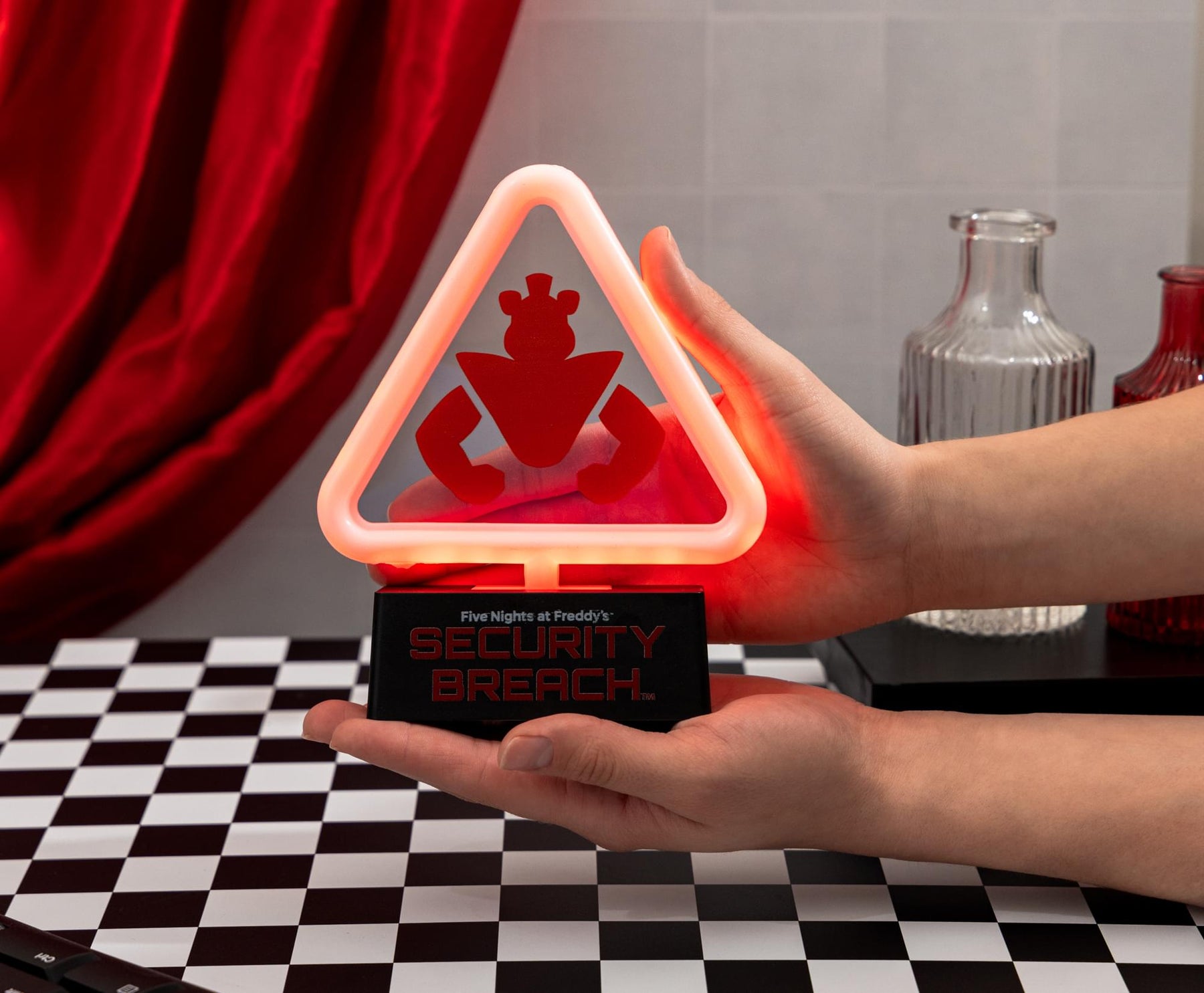 Five Nights At Freddy's: Security Breach Logo LED Neon Lamp | 5 x 6.5 Inches