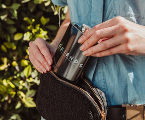 Friends Logo Stainless Steel Flask | Holds 7 Ounces