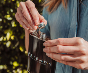 Friends Logo Stainless Steel Flask | Holds 7 Ounces
