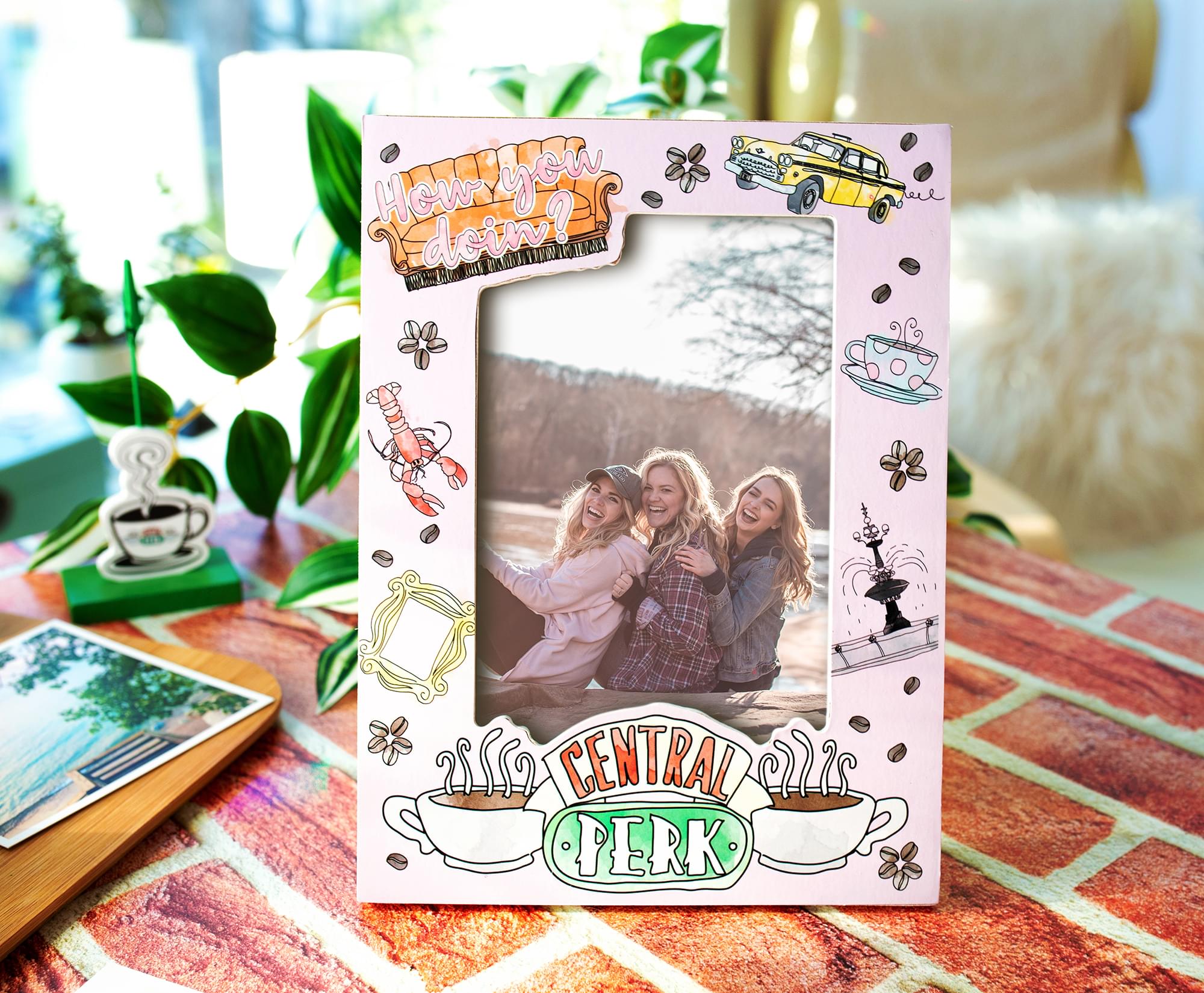 Friends Central Perk Die-Cut Photo Frame | 4 x 6 Inches