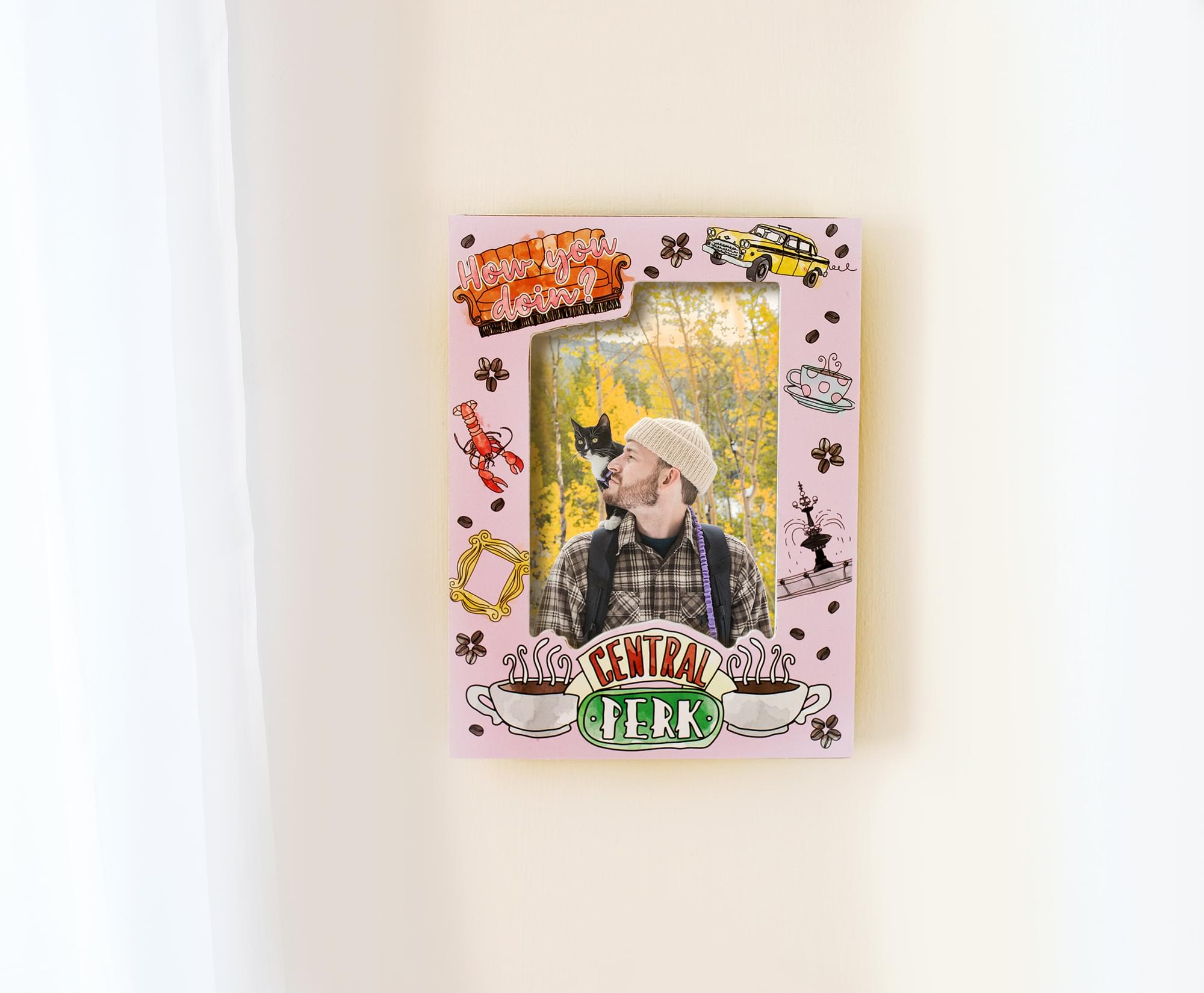 Friends Central Perk Die-Cut Photo Frame | 4 x 6 Inches