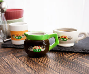 Friends Central Perk 4-Ounce Sculpted Ceramic Mini Cups | Set of 3