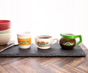 Friends Central Perk 4-Ounce Sculpted Ceramic Mini Cups | Set of 3