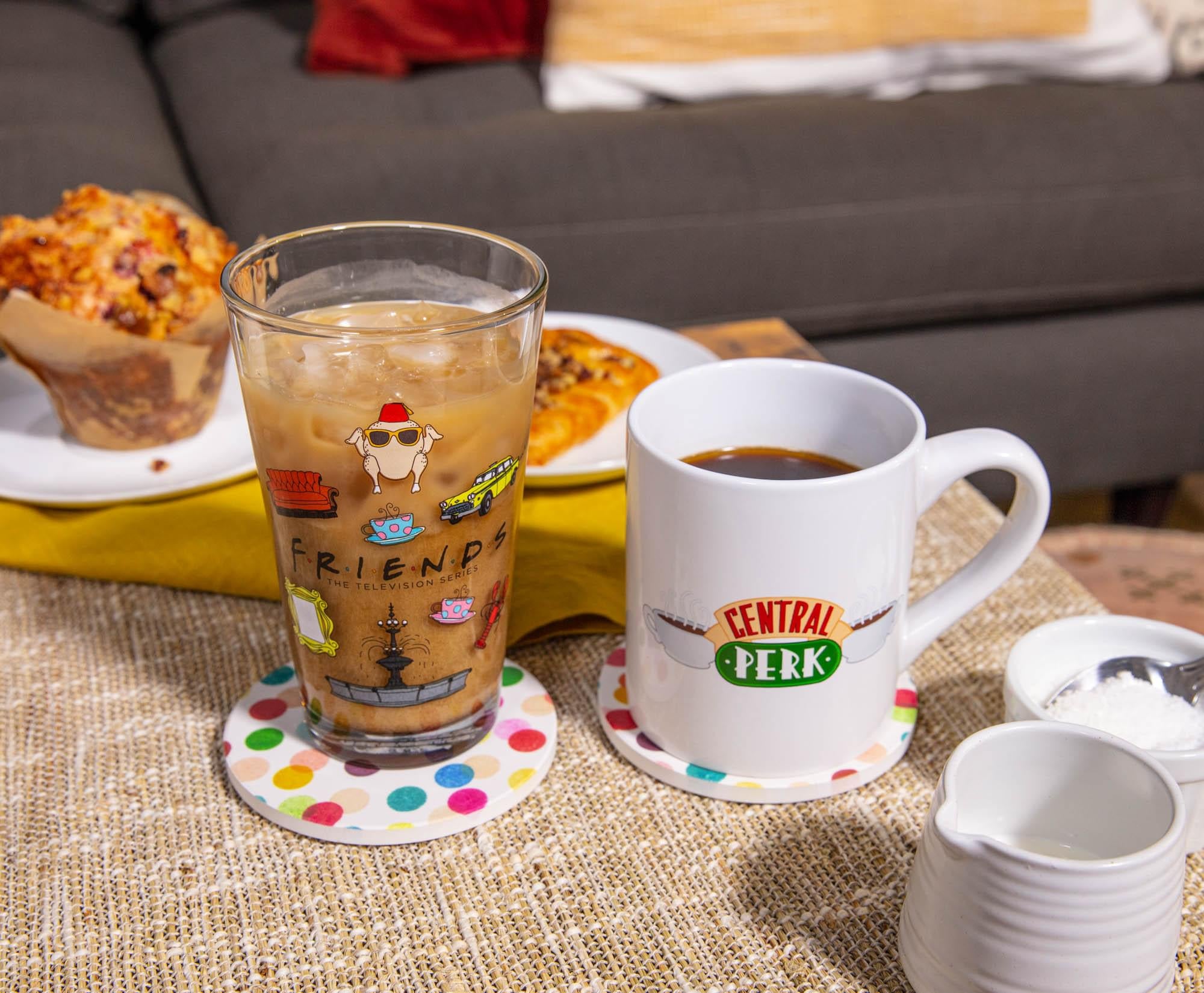 Friends Iconography Pint Glass and Ceramic Mug Set