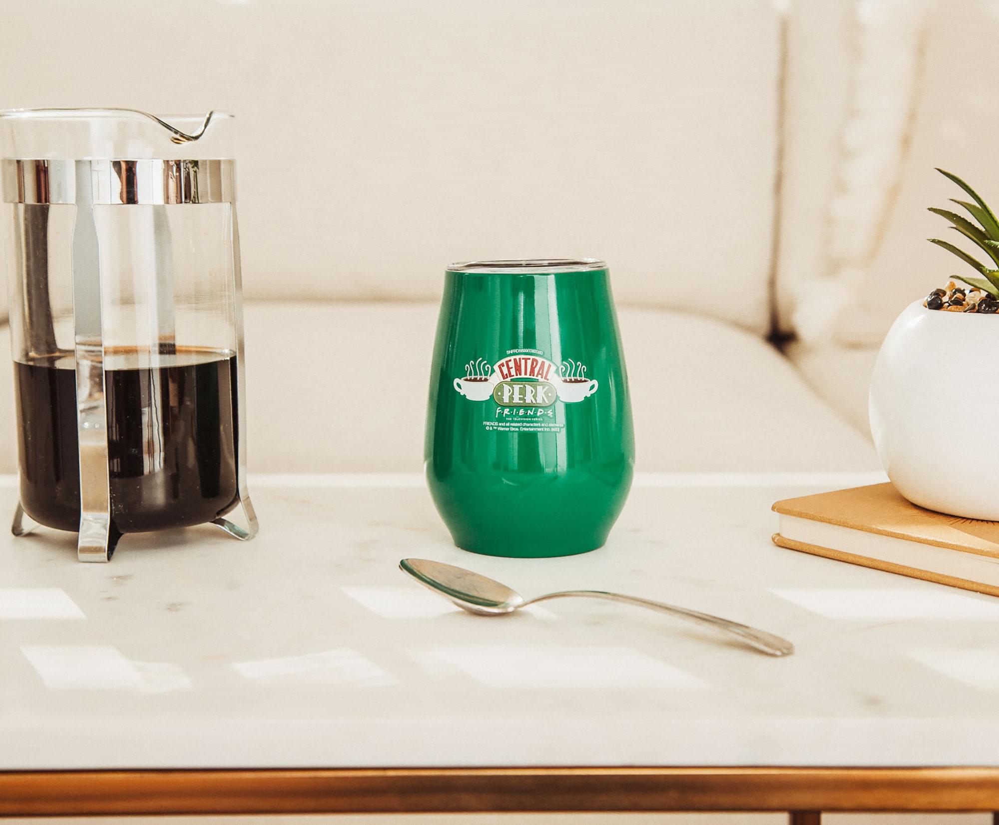 Friends Central Perk Double-Walled Stainless Steel Wine Tumbler | 10 Ounces