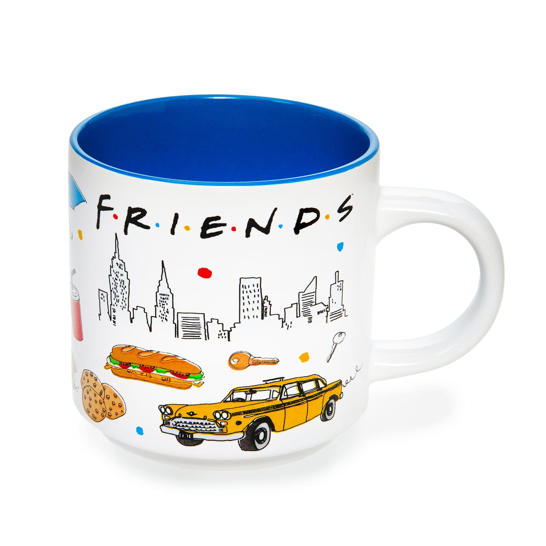 Friends Icons Ceramic Mug | Holds 13 Ounces
