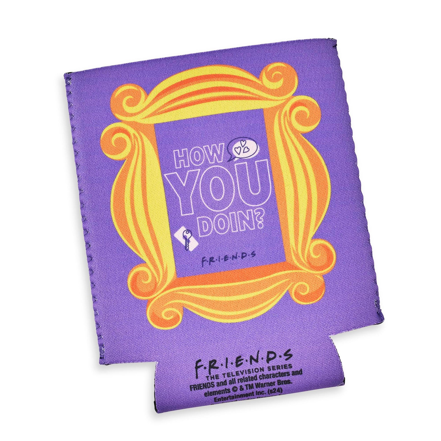 Friends "How You Doin" Peephole Frame Foam Can Hugger | Fits Most 12-Ounce Cans