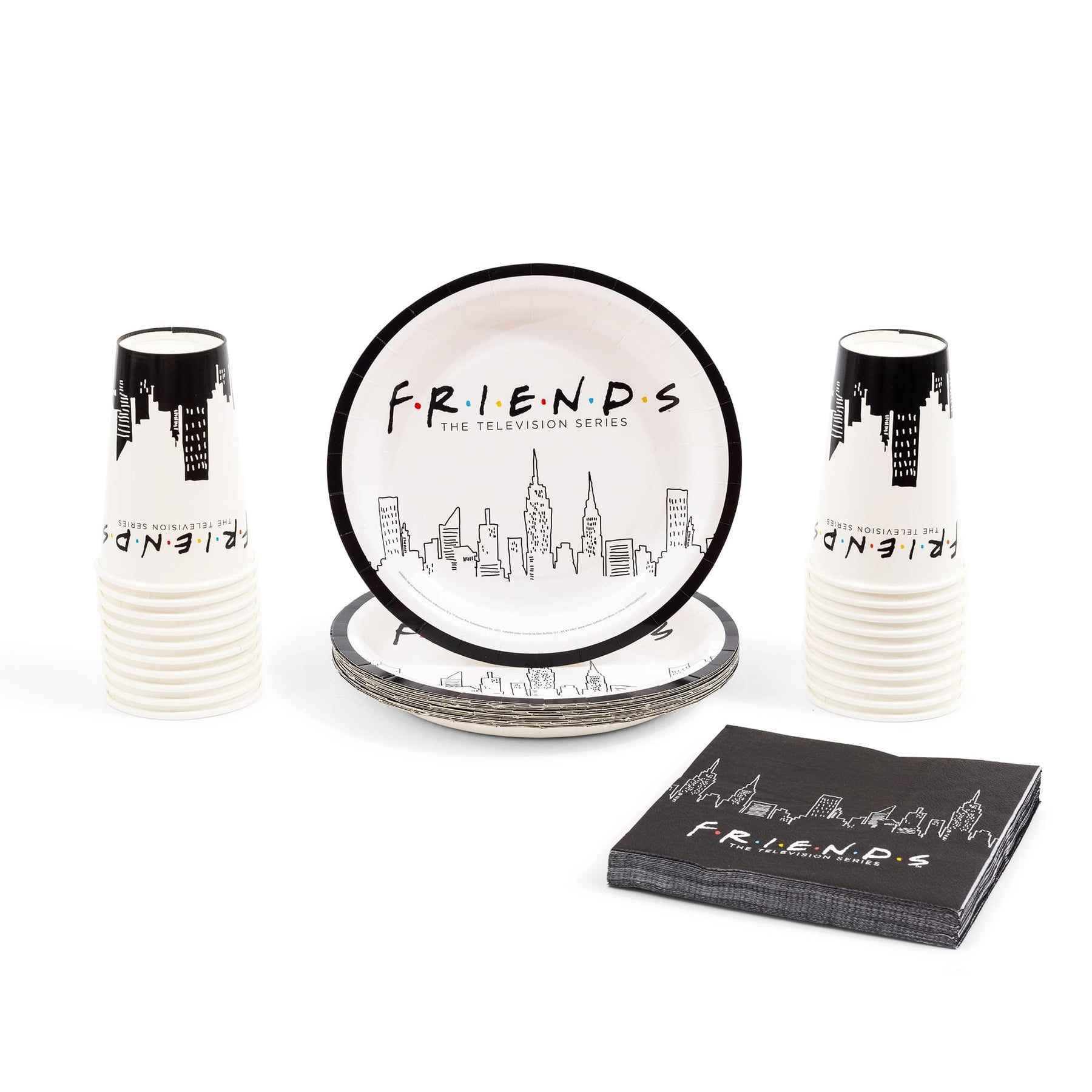 Friends New York City Skyline 60-Piece Party Tableware Set