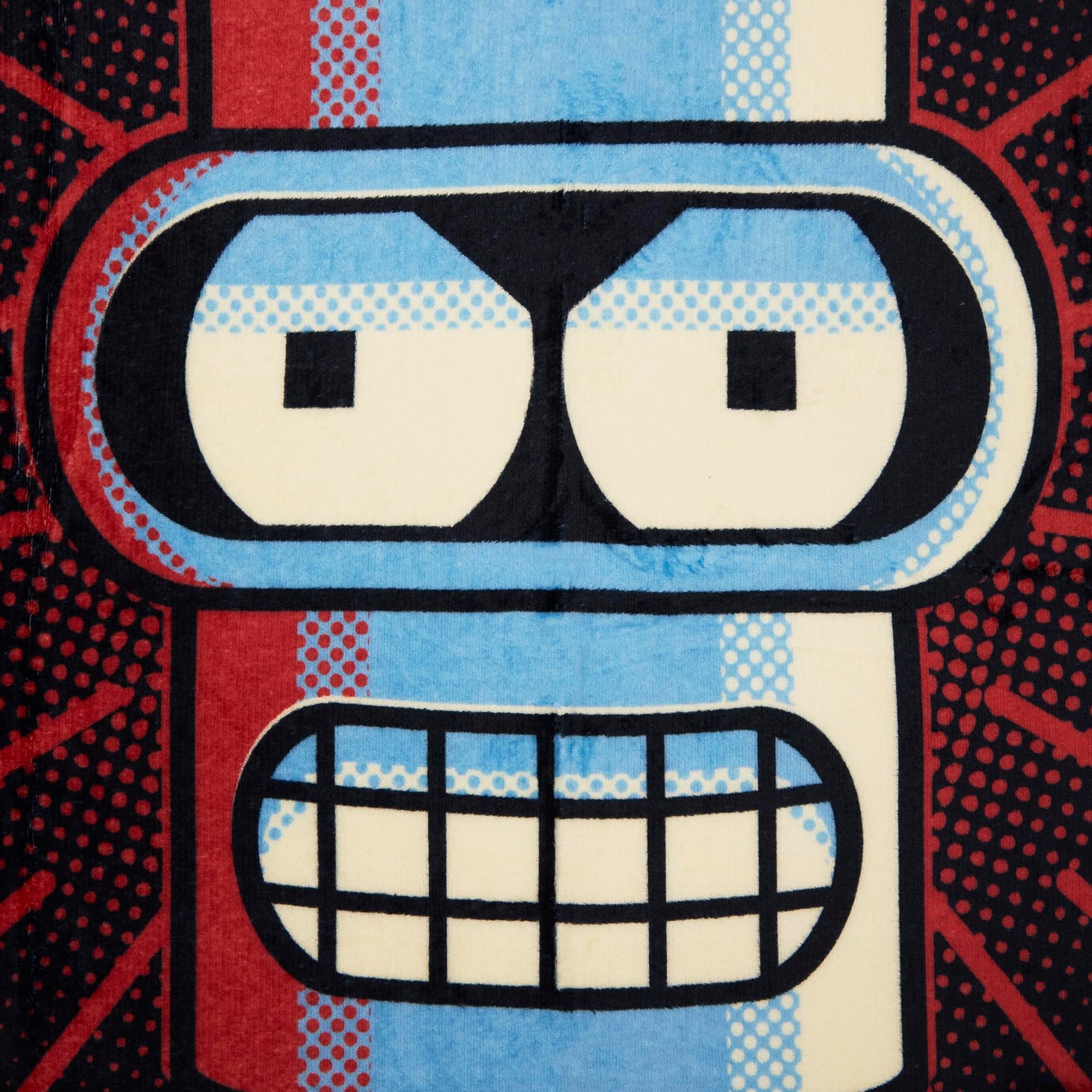 Futurama Bender Raschel Throw Blanket | 45 x 60 Inches