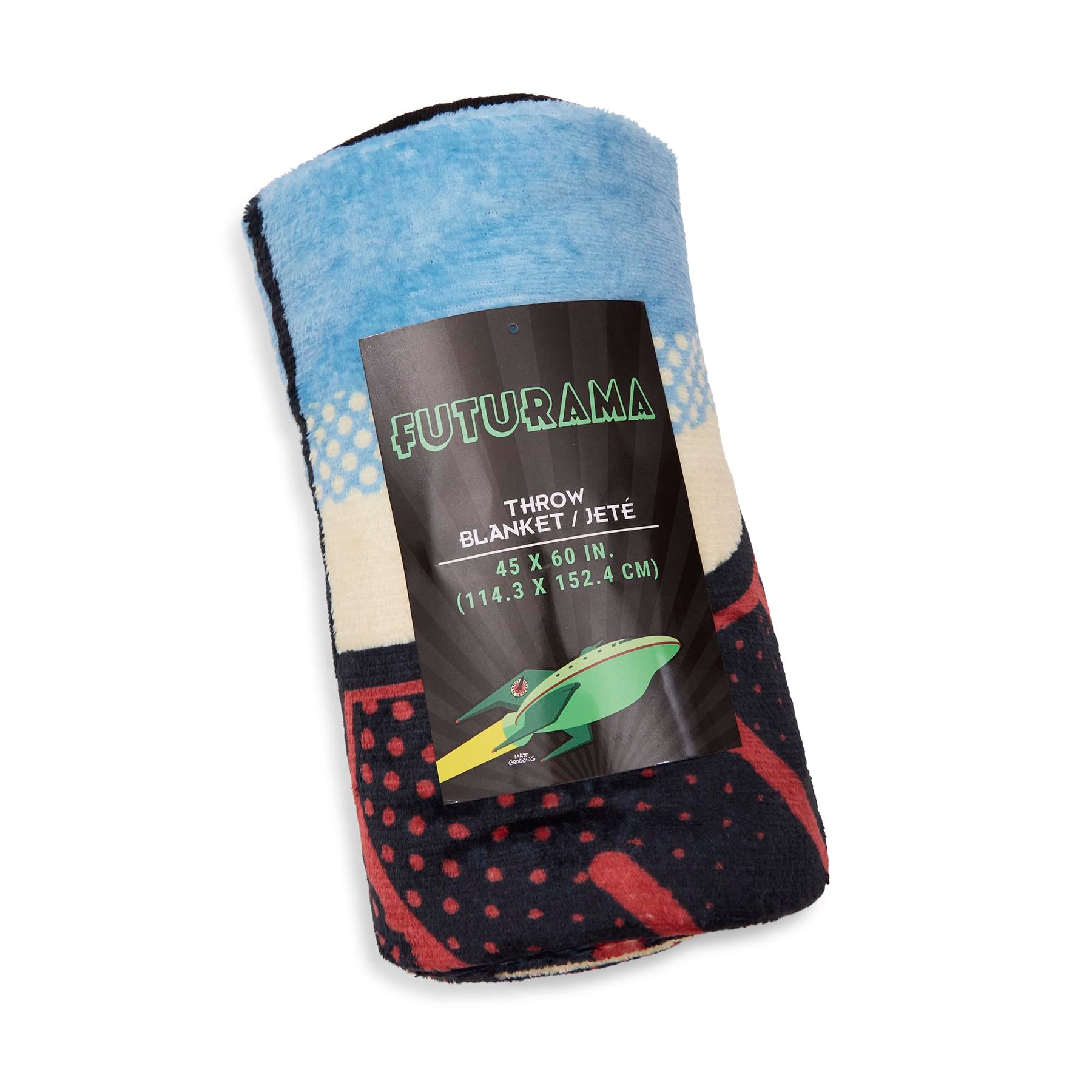 Futurama Bender Raschel Throw Blanket | 45 x 60 Inches