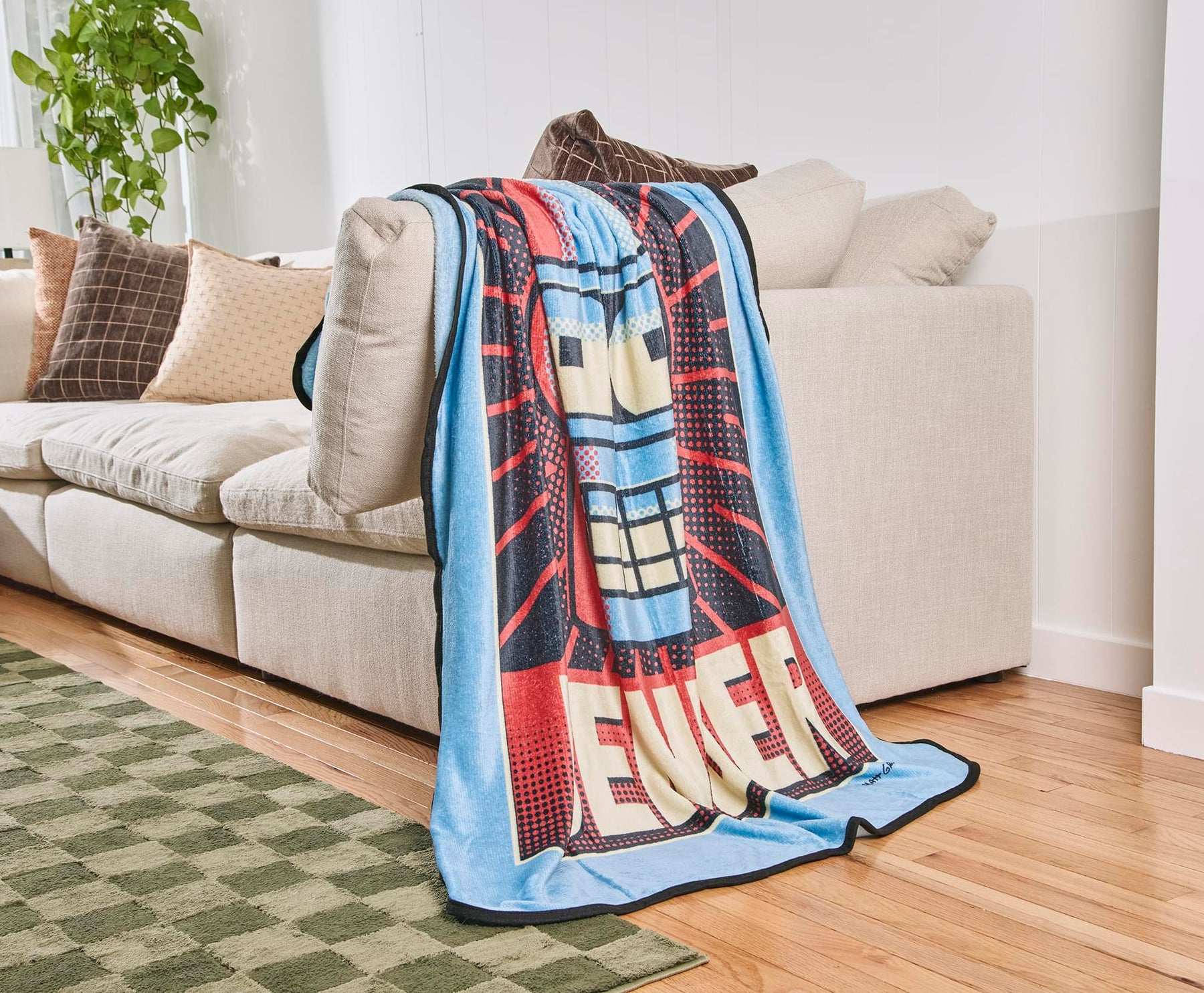 Futurama Bender Raschel Throw Blanket | 45 x 60 Inches