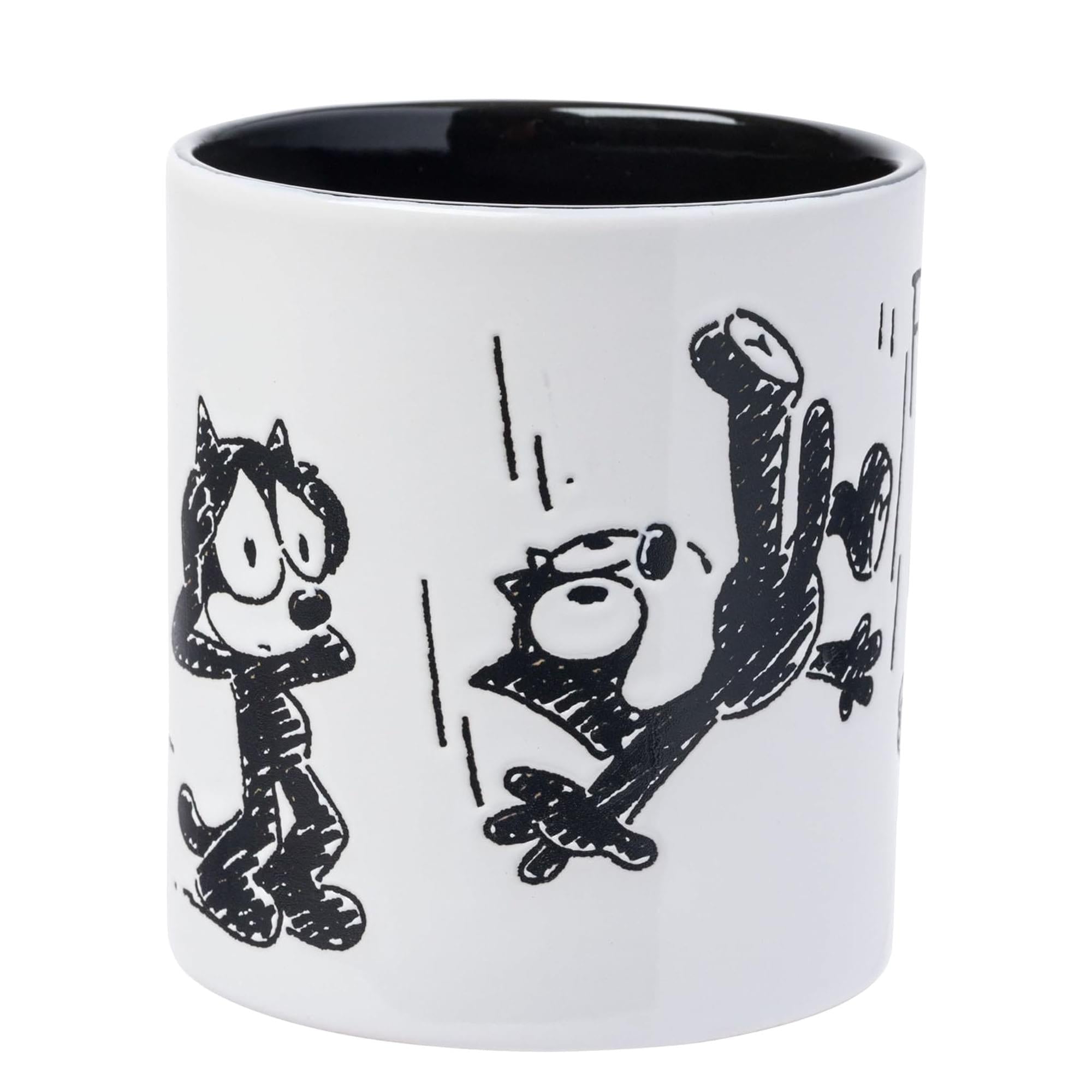 Felix the Cat Hand Drawn 20oz Wax-Resist Ceramic Mug