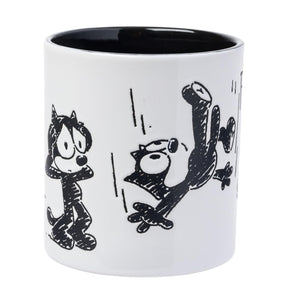 Felix the Cat Hand Drawn 20oz Wax-Resist Ceramic Mug