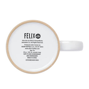 Felix the Cat Hand Drawn 20oz Wax-Resist Ceramic Mug
