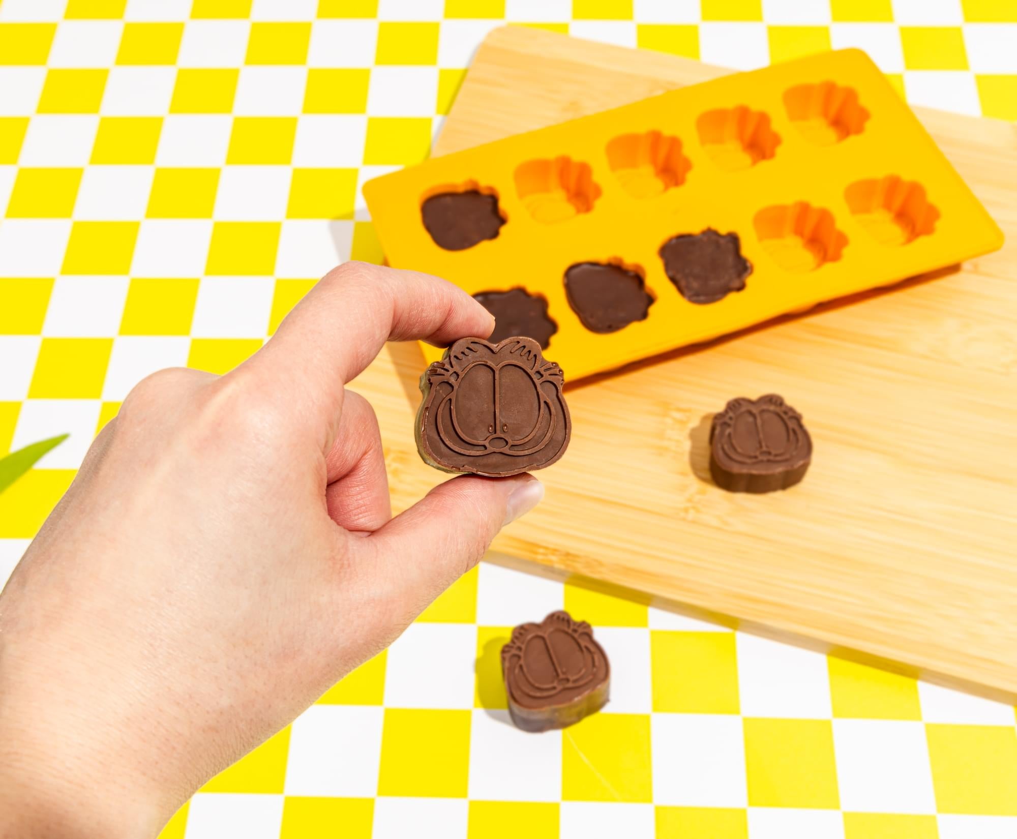 Garfield Face Molded Silicone Ice Cube Tray