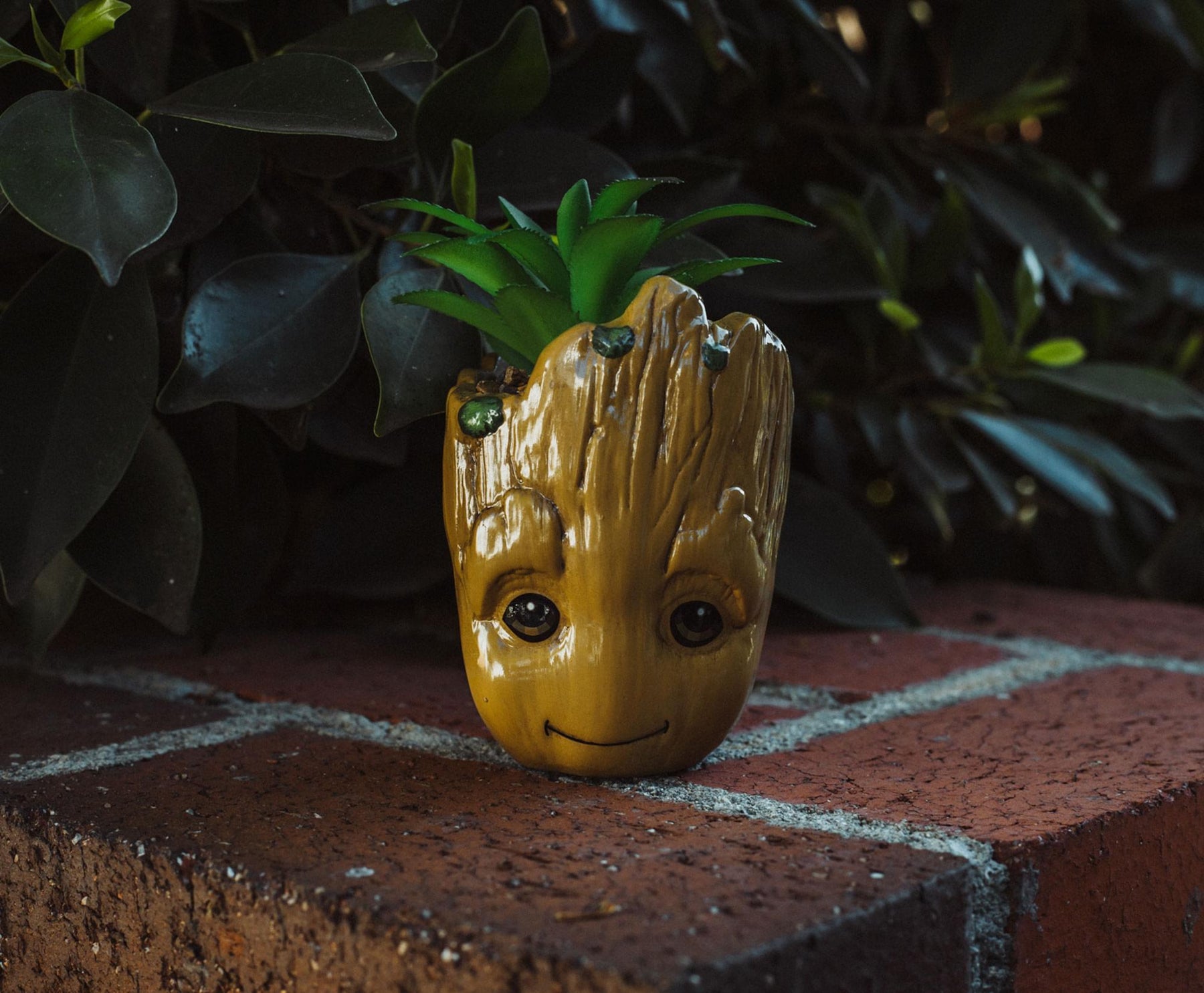 Marvel Studios I Am Groot 3-Inch Ceramic Mini Planter With Artificial Succulent