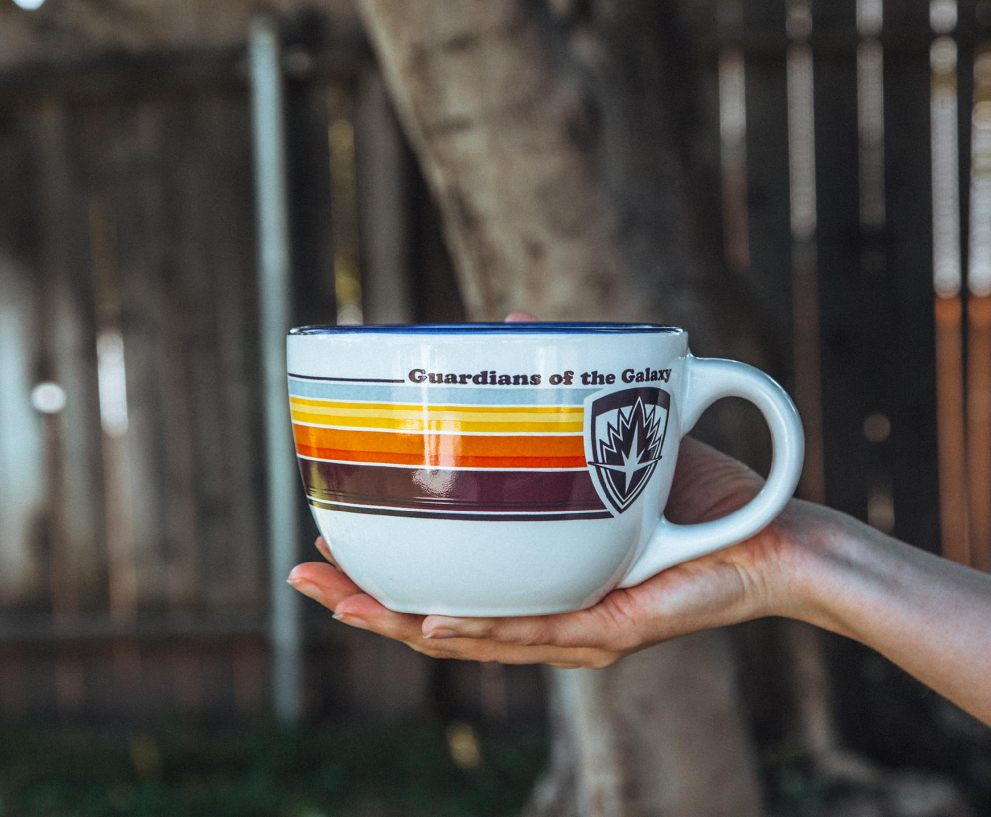 Marvel Studios Guardians of the Galaxy Silhouette 24-Ounce Ceramic Soup Mug