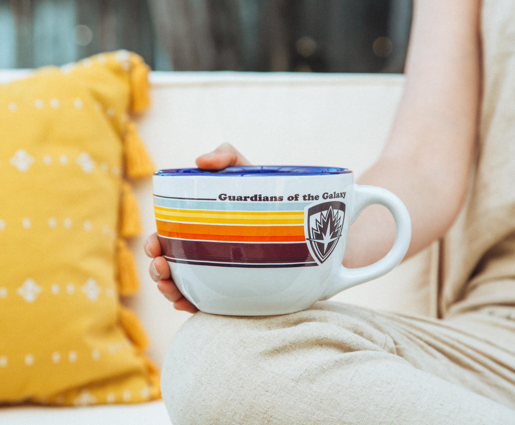 Marvel Studios Guardians of the Galaxy Silhouette 24-Ounce Ceramic Soup Mug