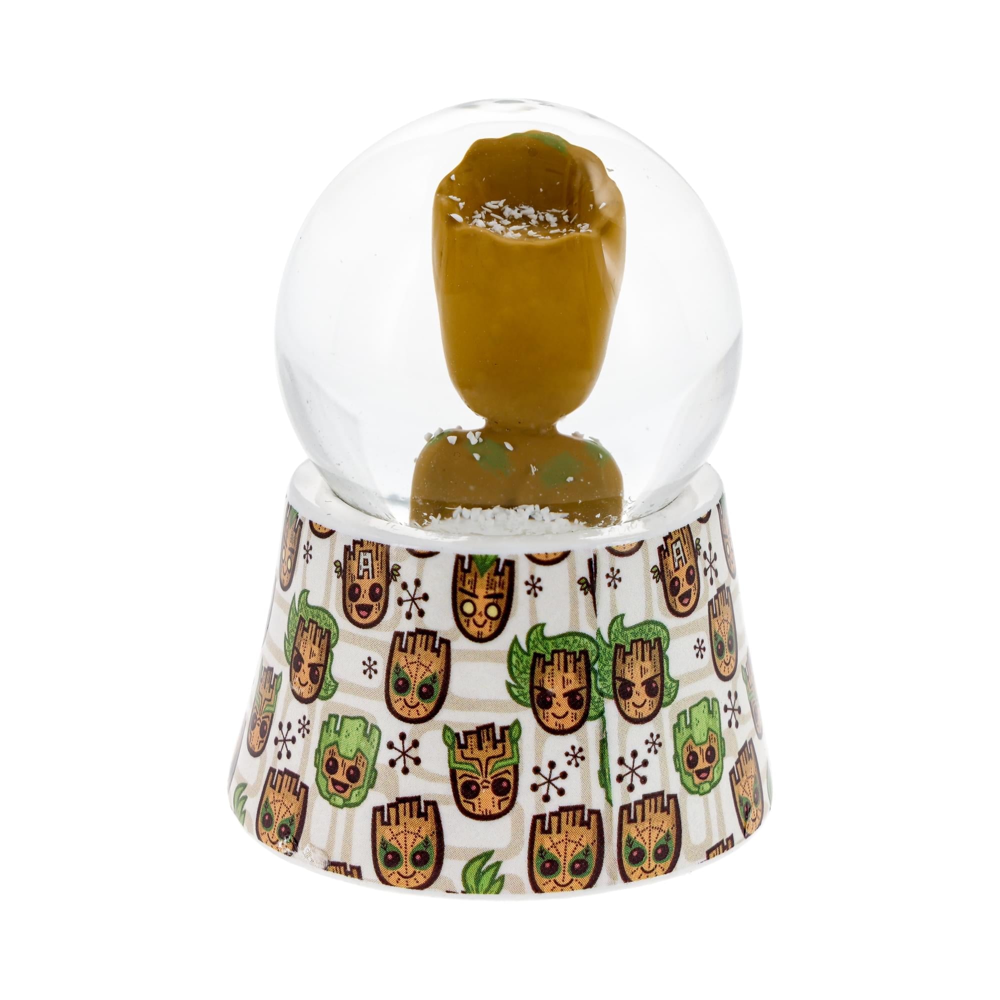 Marvel Studios Guardians Of The Galaxy Groot 3-Inch Mini Light-Up Snow Globe