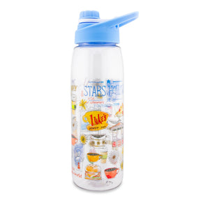 Gilmore Girls Stars Hollow Icons Water Bottle With Lid | Holds 28 Ounces