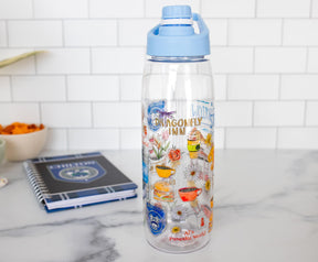 Gilmore Girls Stars Hollow Icons Water Bottle With Lid | Holds 28 Ounces
