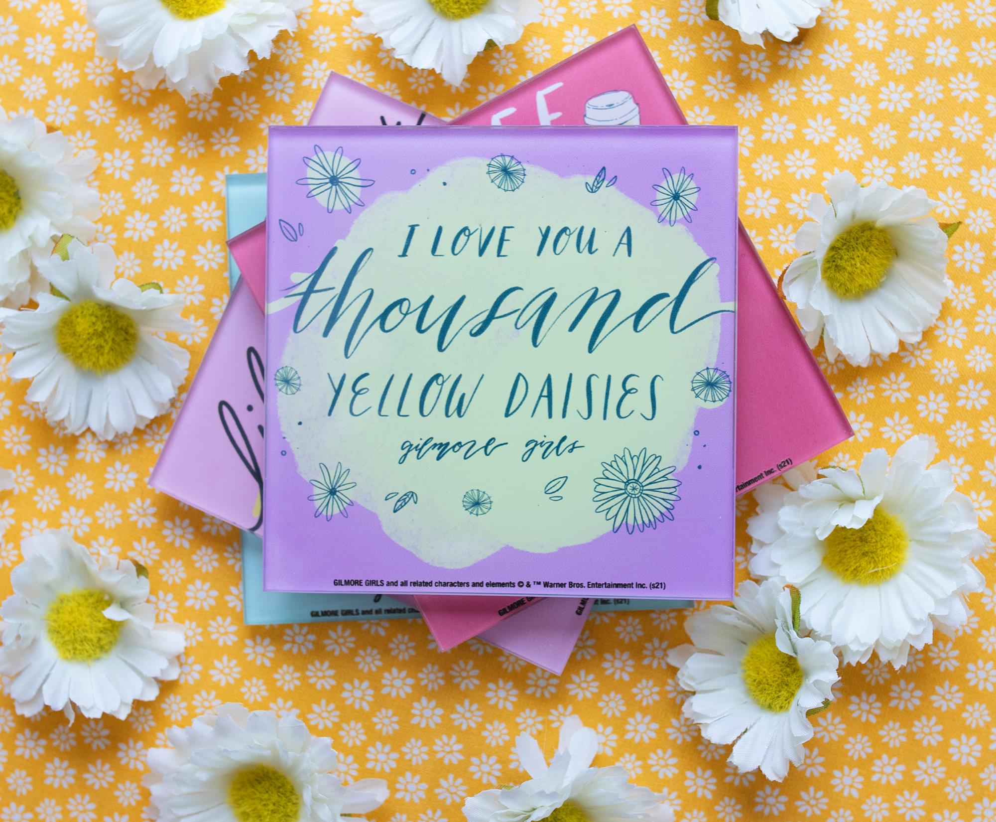 Gilmore Girls Quotes Glass Coasters | Set of 4