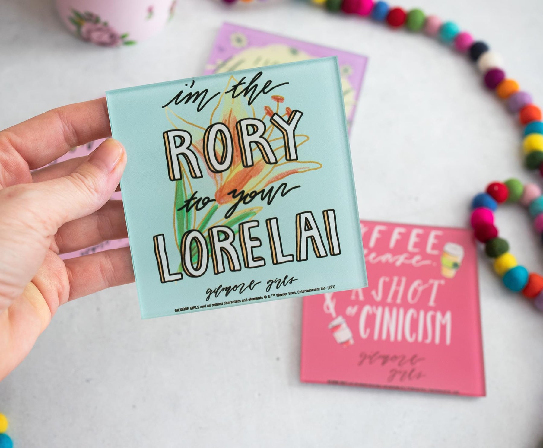 Gilmore Girls Quotes Glass Coasters | Set of 4