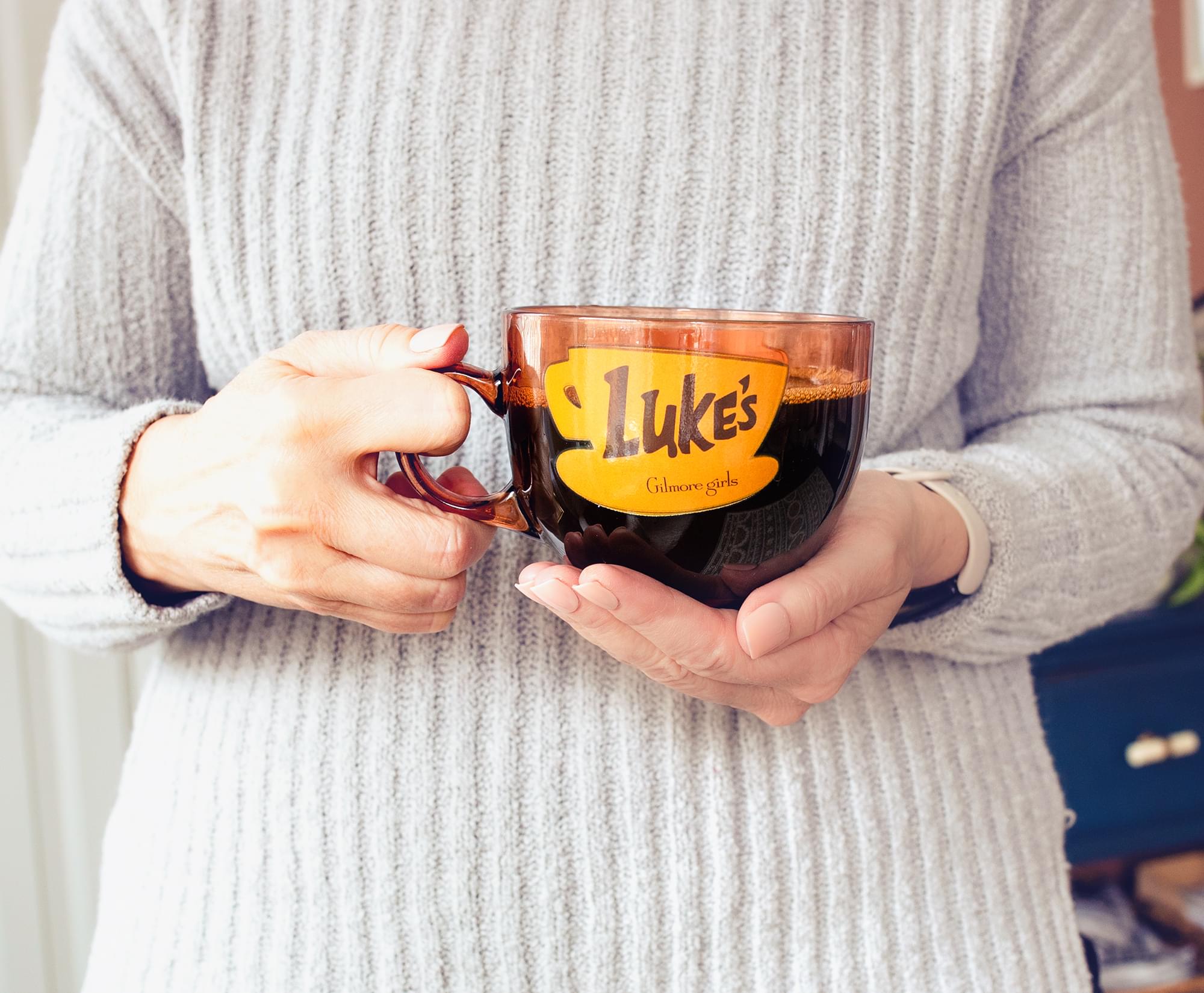 Gilmore Girls Luke's Diner Glass Mug | Holds 16 Ounces