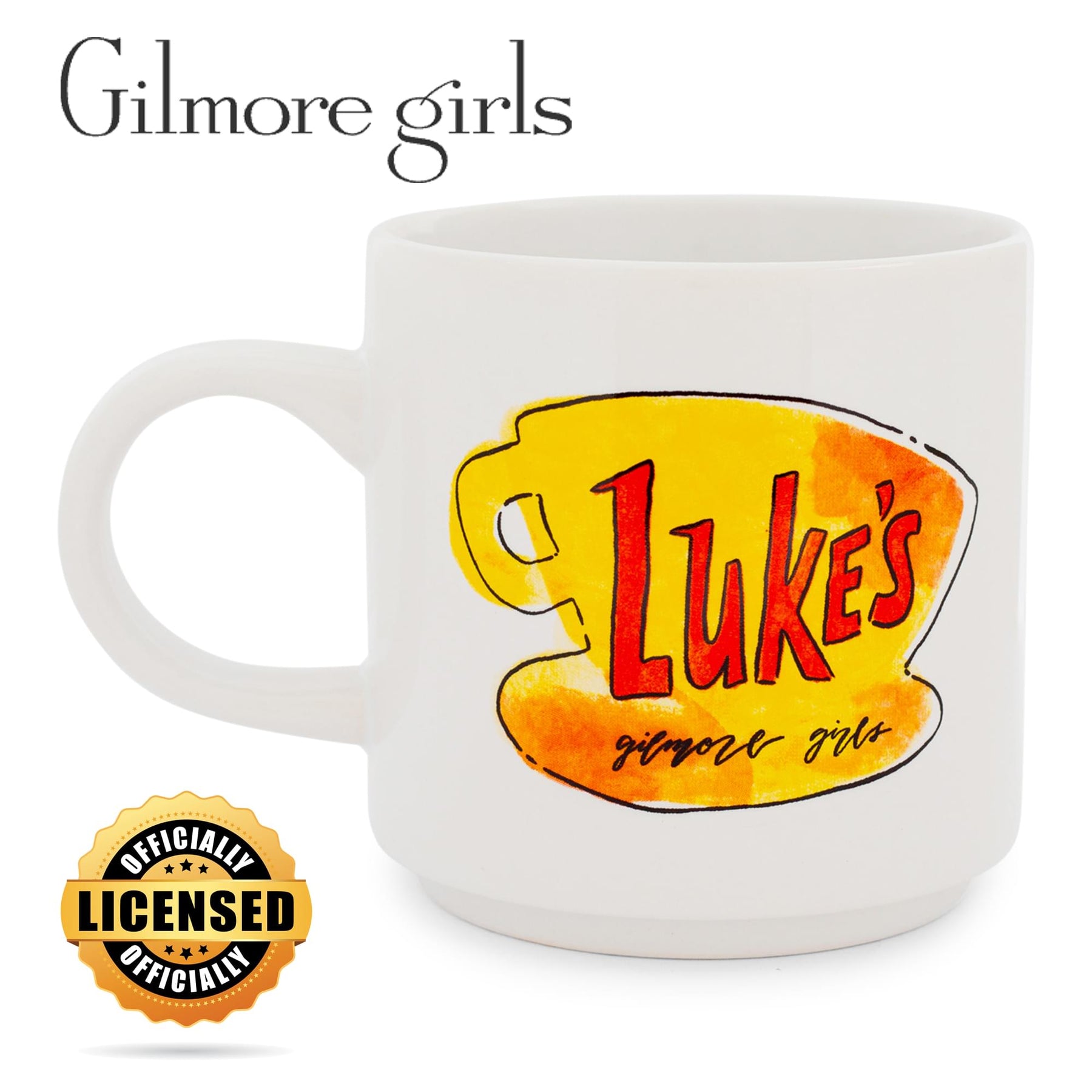 Gilmore Girls Luke's Diner Single Stackable Ceramic Mug | Holds 13 Ounces