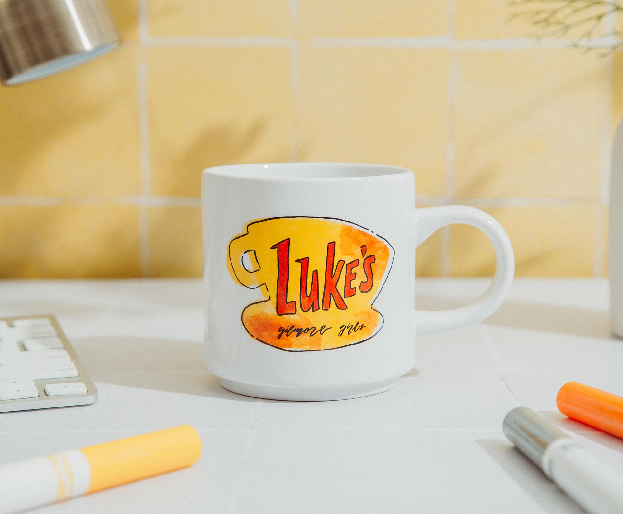 Gilmore Girls Luke's Diner Single Stackable Ceramic Mug | Holds 13 Ounces