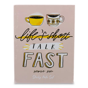 Gilmore Girls "Life's Short, Talk Fast" Sticky Note and Tab Box Set