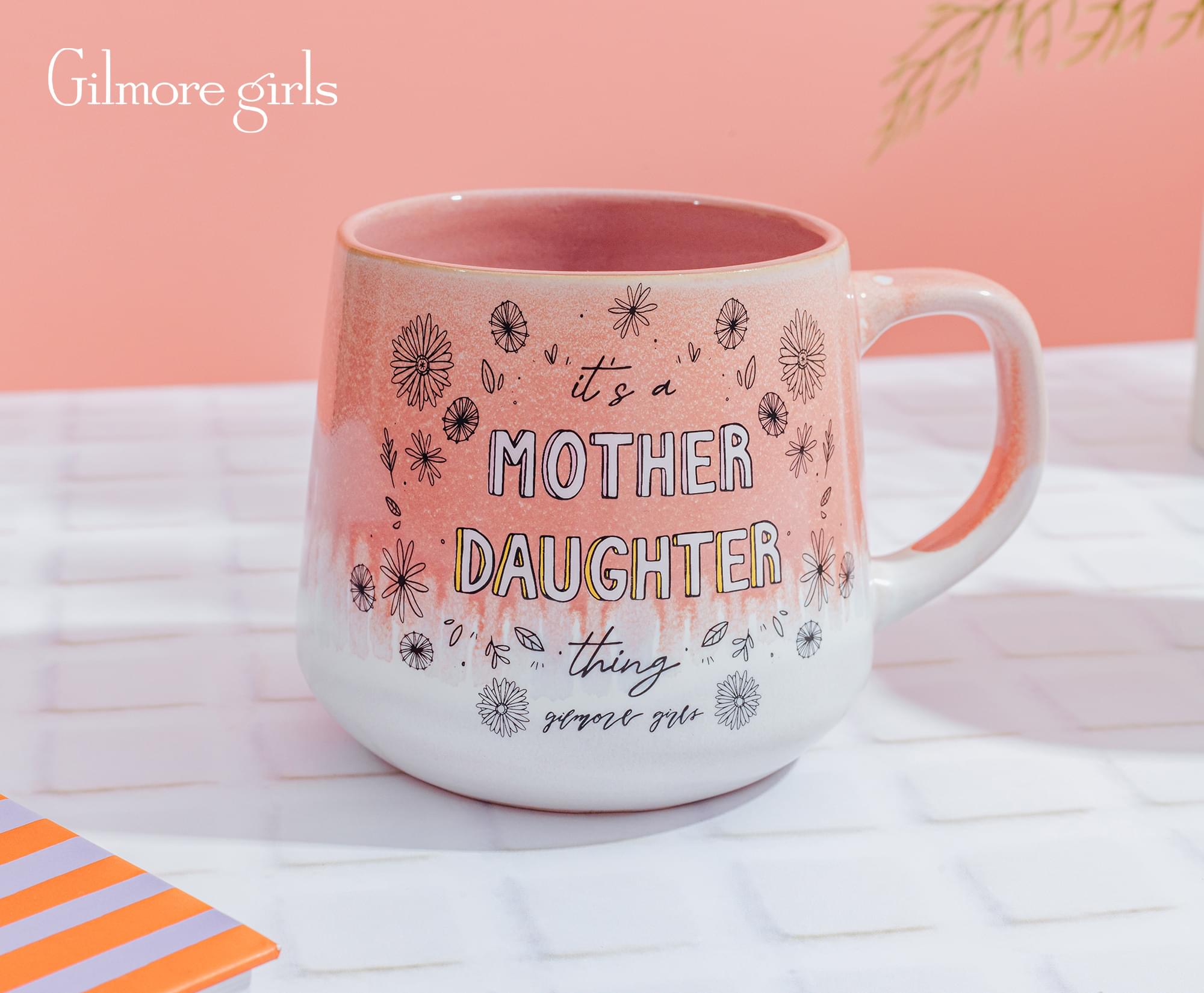 Gilmore Girls "It's A Mother Daughter Thing" Pottery Mug | Holds 18 Ounces