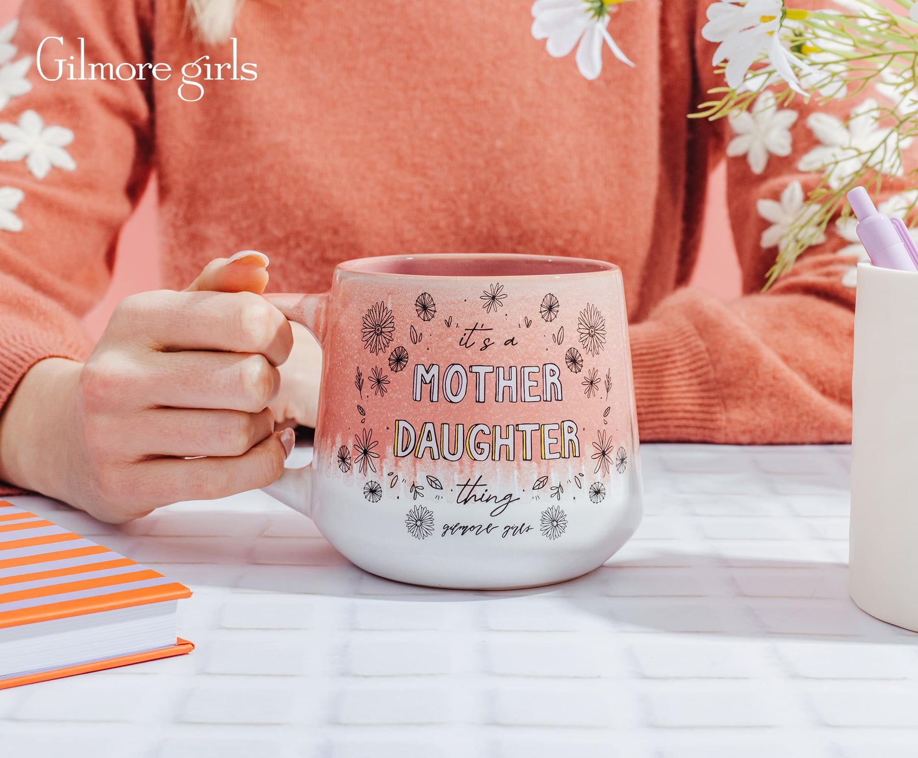 Gilmore Girls "It's A Mother Daughter Thing" Pottery Mug | Holds 18 Ounces