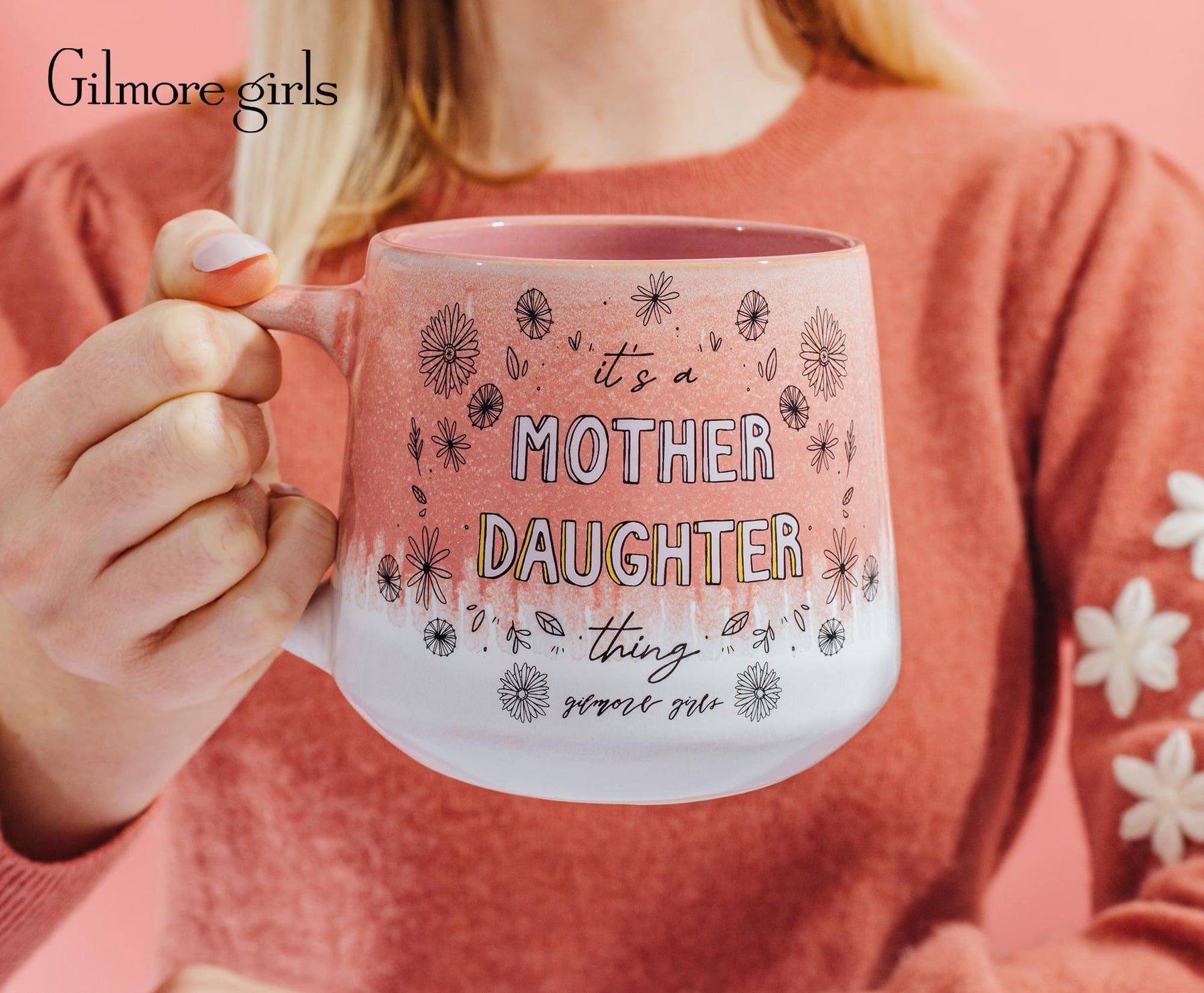 Gilmore Girls "It's A Mother Daughter Thing" Pottery Mug | Holds 18 Ounces