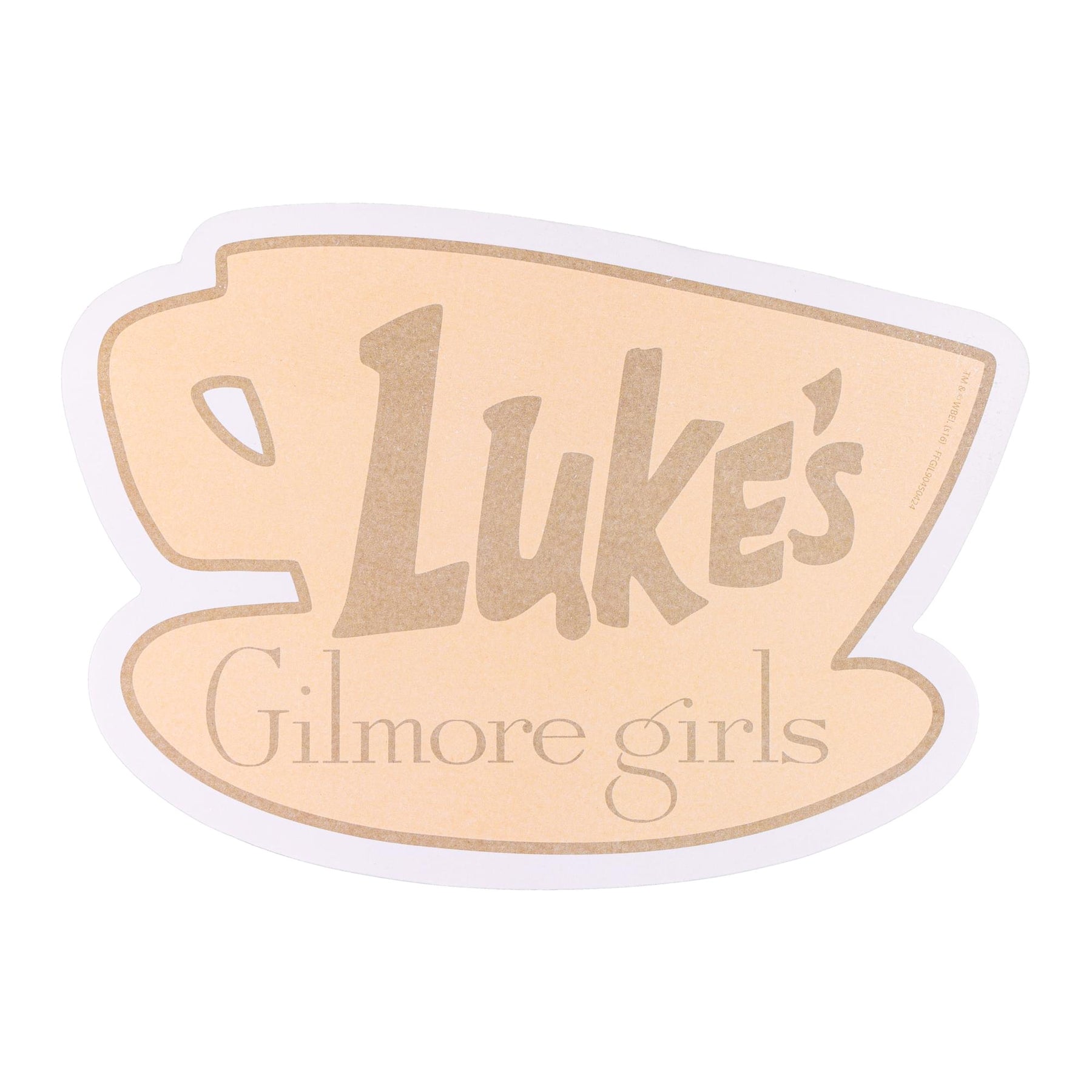 Gilmore Girls "Luke's" Die-Cut Sticky Notepad | 8 x 6 Inches