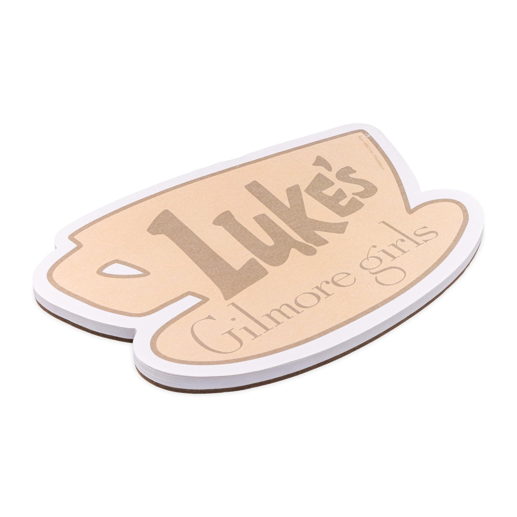 Gilmore Girls "Luke's" Die-Cut Sticky Notepad | 8 x 6 Inches