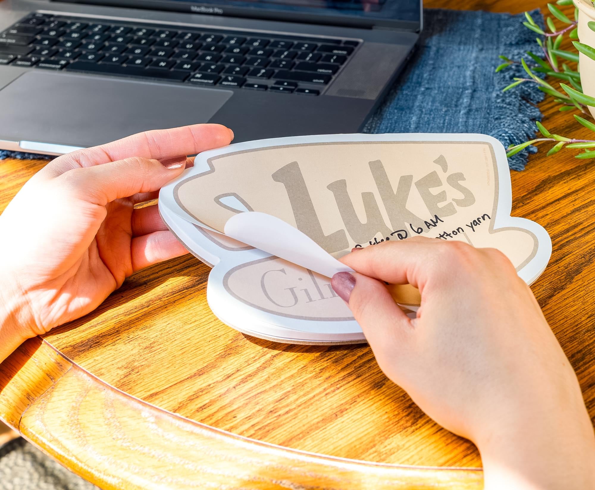 Gilmore Girls "Luke's" Die-Cut Sticky Notepad | 8 x 6 Inches