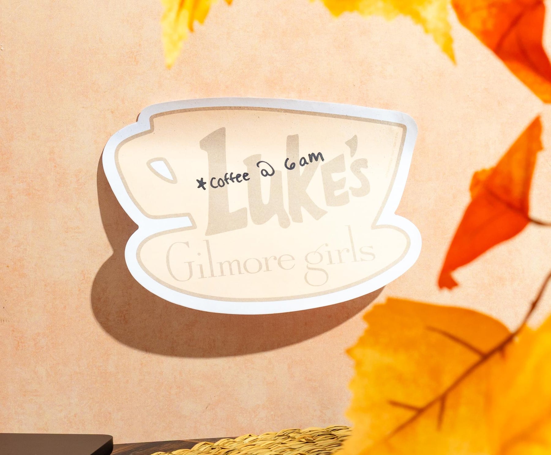 Gilmore Girls "Luke's" Die-Cut Sticky Notepad | 8 x 6 Inches
