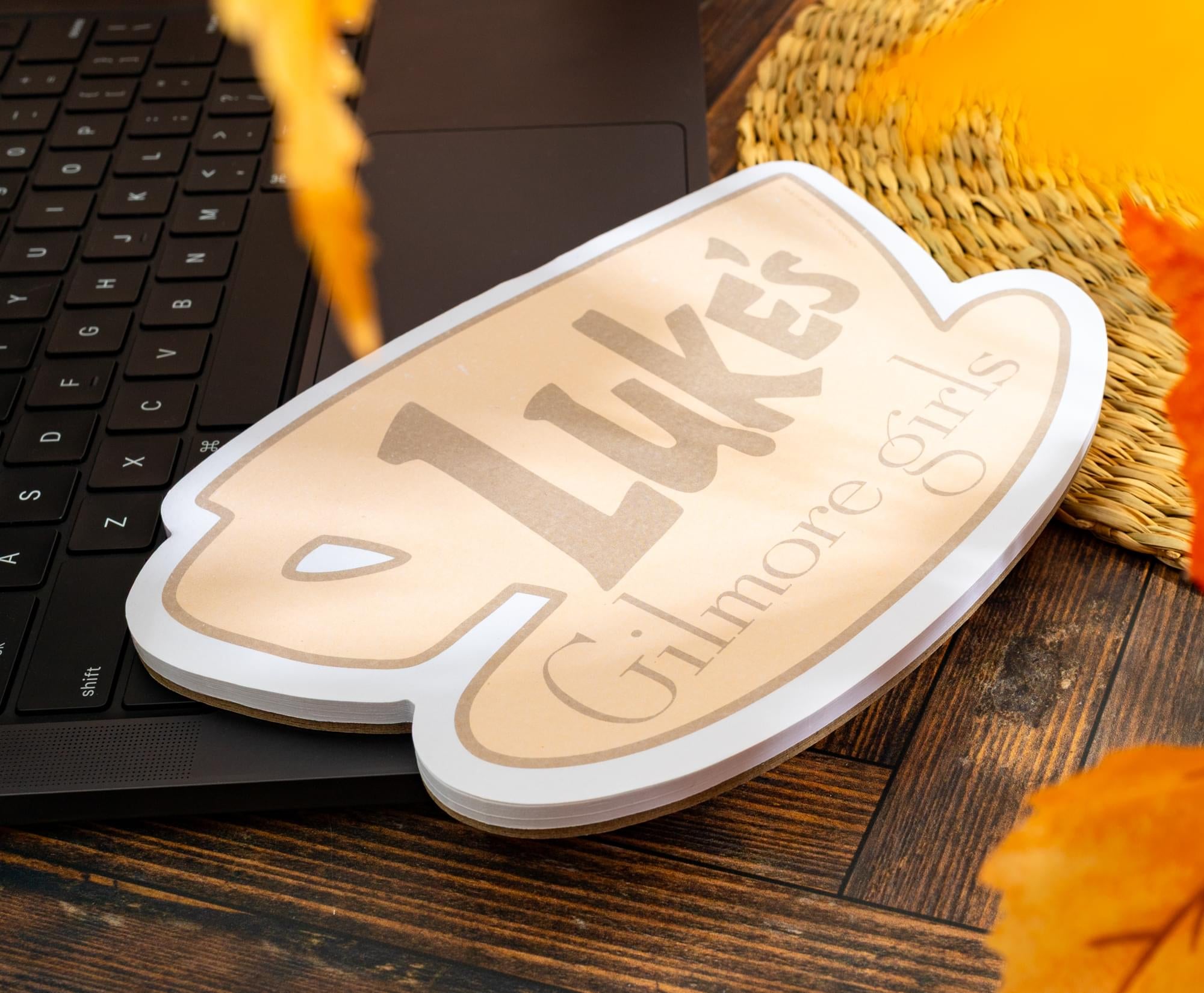 Gilmore Girls "Luke's" Die-Cut Sticky Notepad | 8 x 6 Inches