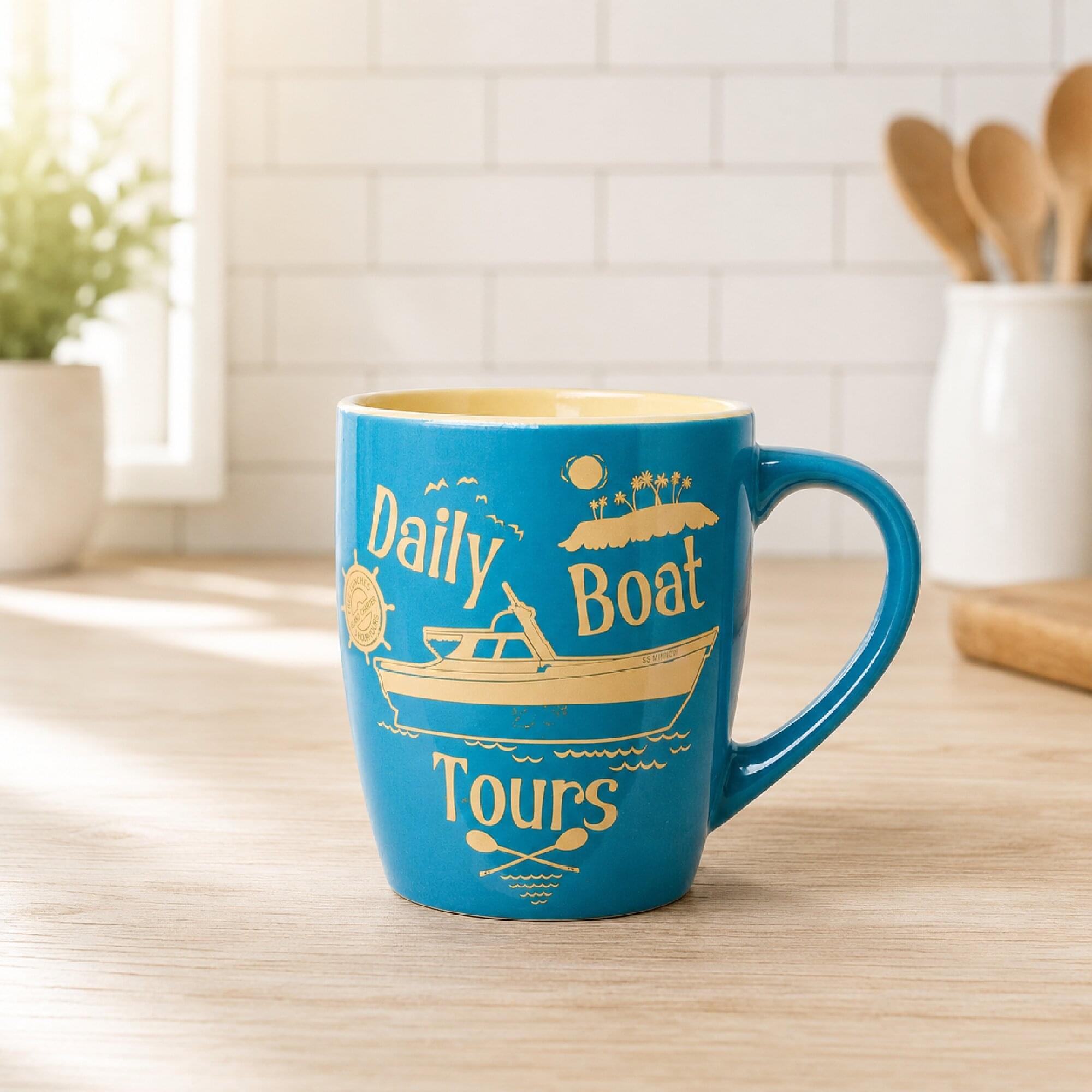 Gilligan's Island S.S. Minnow Daily Boat Tours 25-Ounce Ceramic Mug