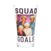 The Golden Girls "Squad Goals" Pint Glass | Holds 15 Ounces