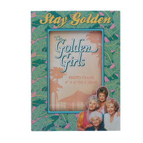 The Golden Girls "Stay Golden" Die-Cut Photo Frame | 4 x 6 Inches
