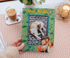 The Golden Girls "Stay Golden" Die-Cut Photo Frame | 4 x 6 Inches