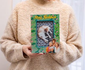The Golden Girls "Stay Golden" Die-Cut Photo Frame | 4 x 6 Inches