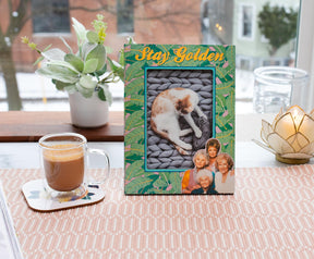 The Golden Girls "Stay Golden" Die-Cut Photo Frame | 4 x 6 Inches