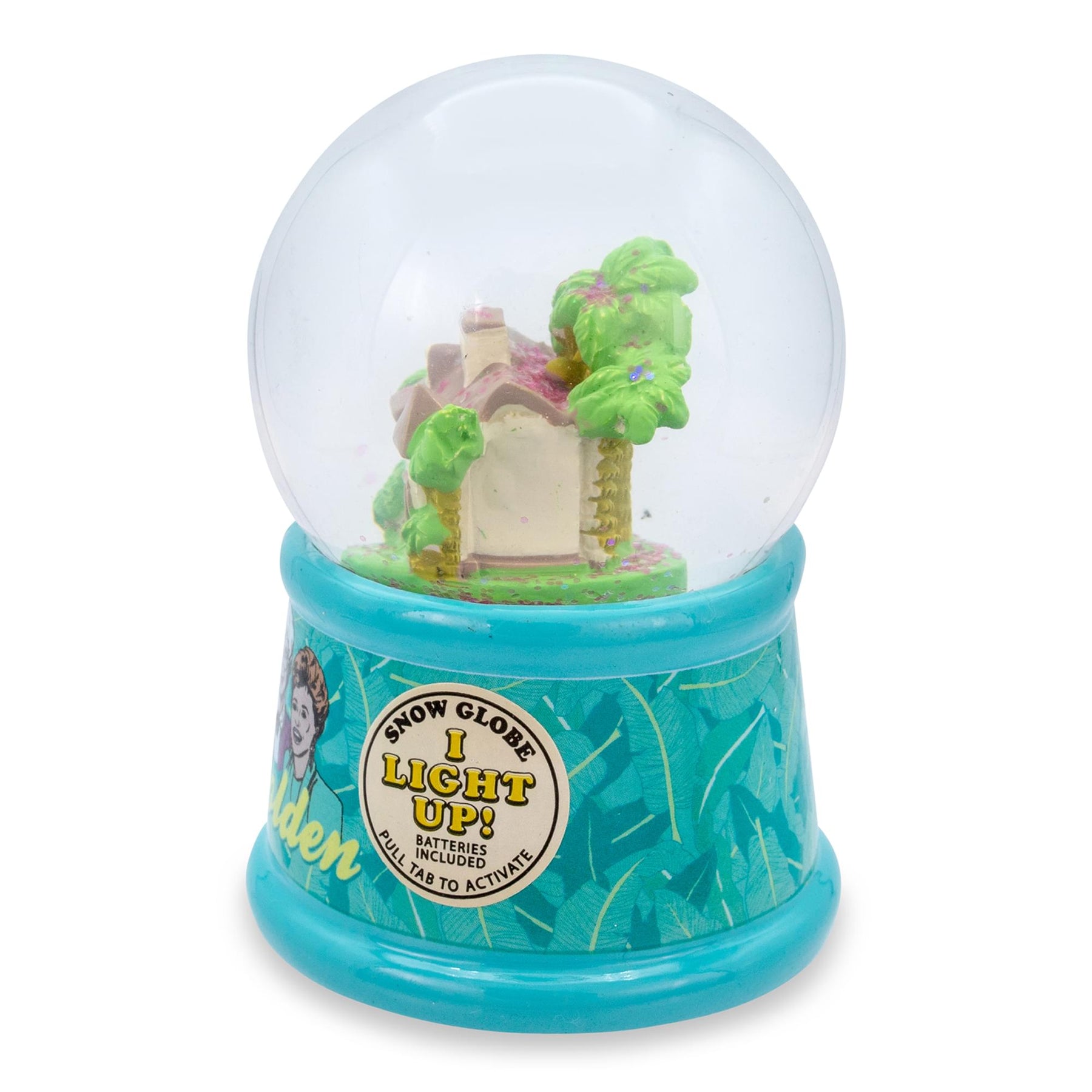 The Golden Girls Shady Pines Light-Up Mini Snow Globe | 2 Inches Tall