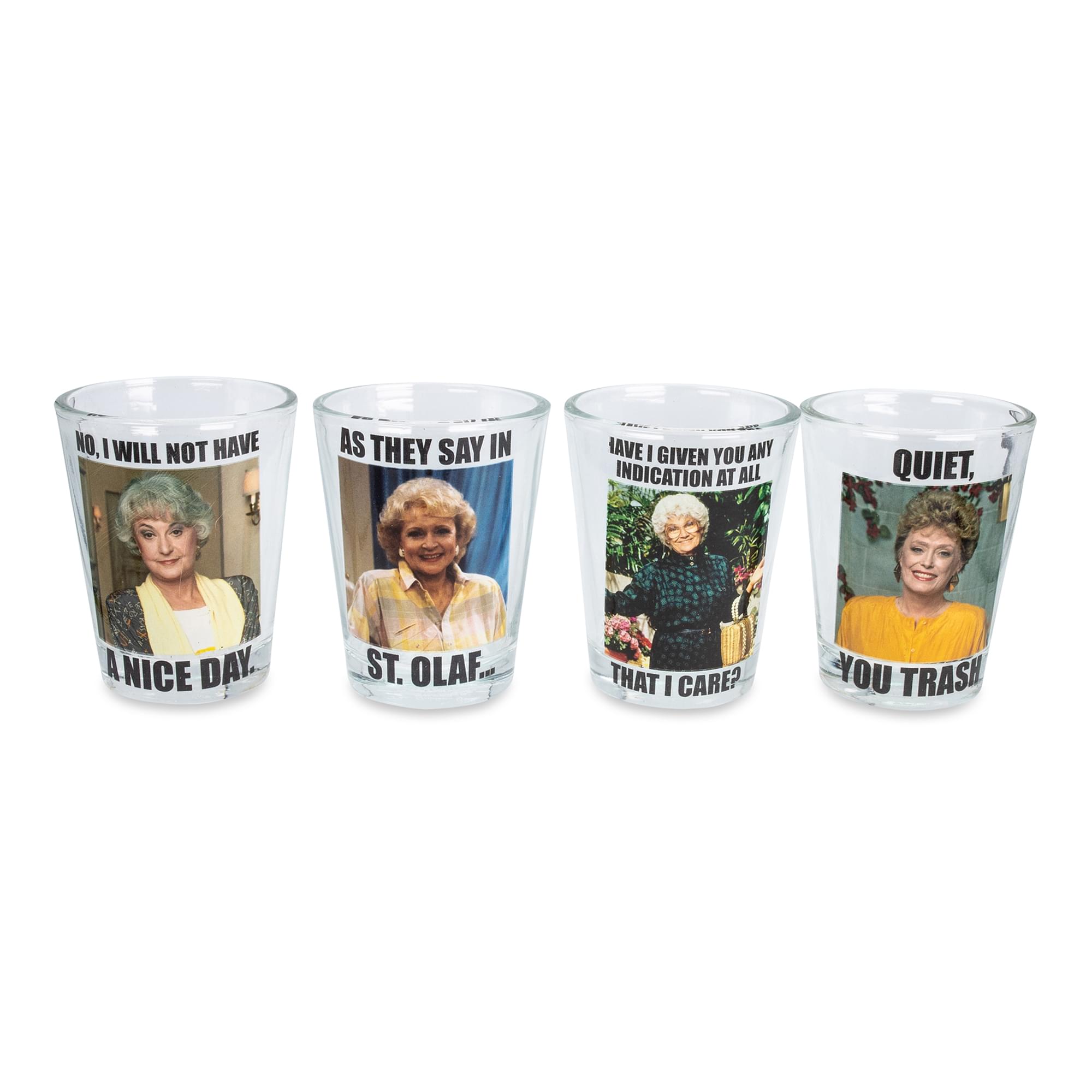 The Golden Girls Memes 1.5-Ounce Mini Glasses | Set of 4