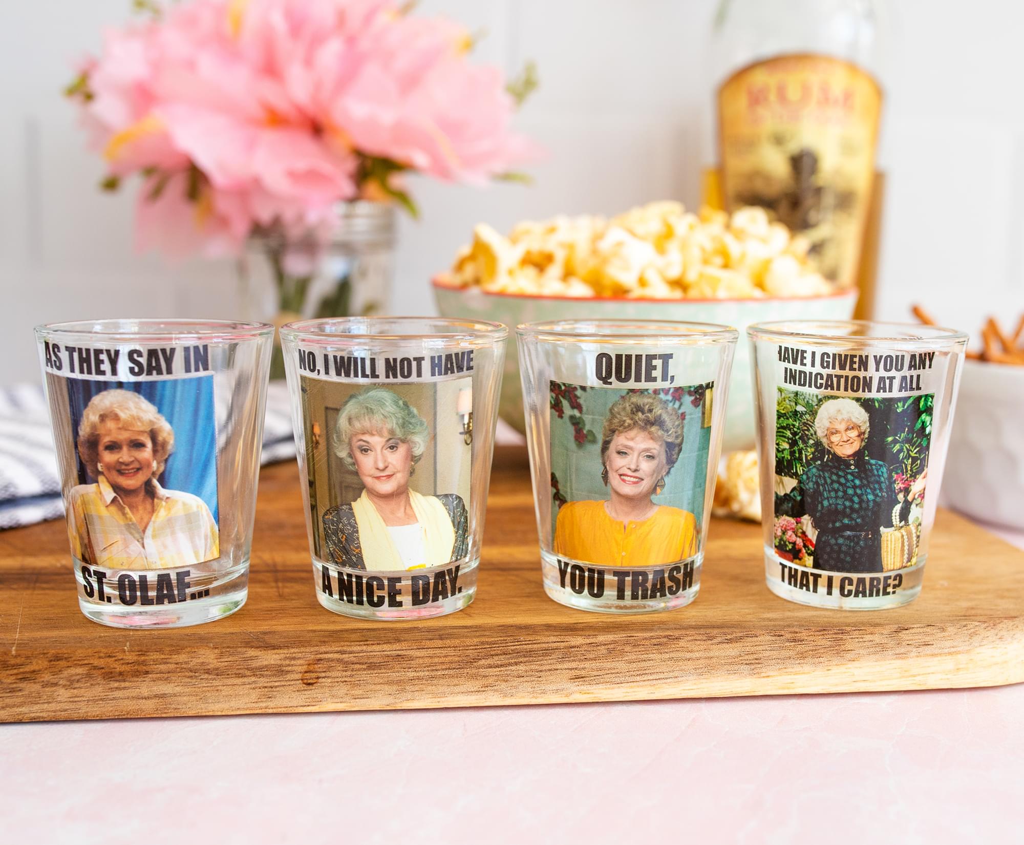 The Golden Girls Memes 1.5-Ounce Mini Glasses | Set of 4