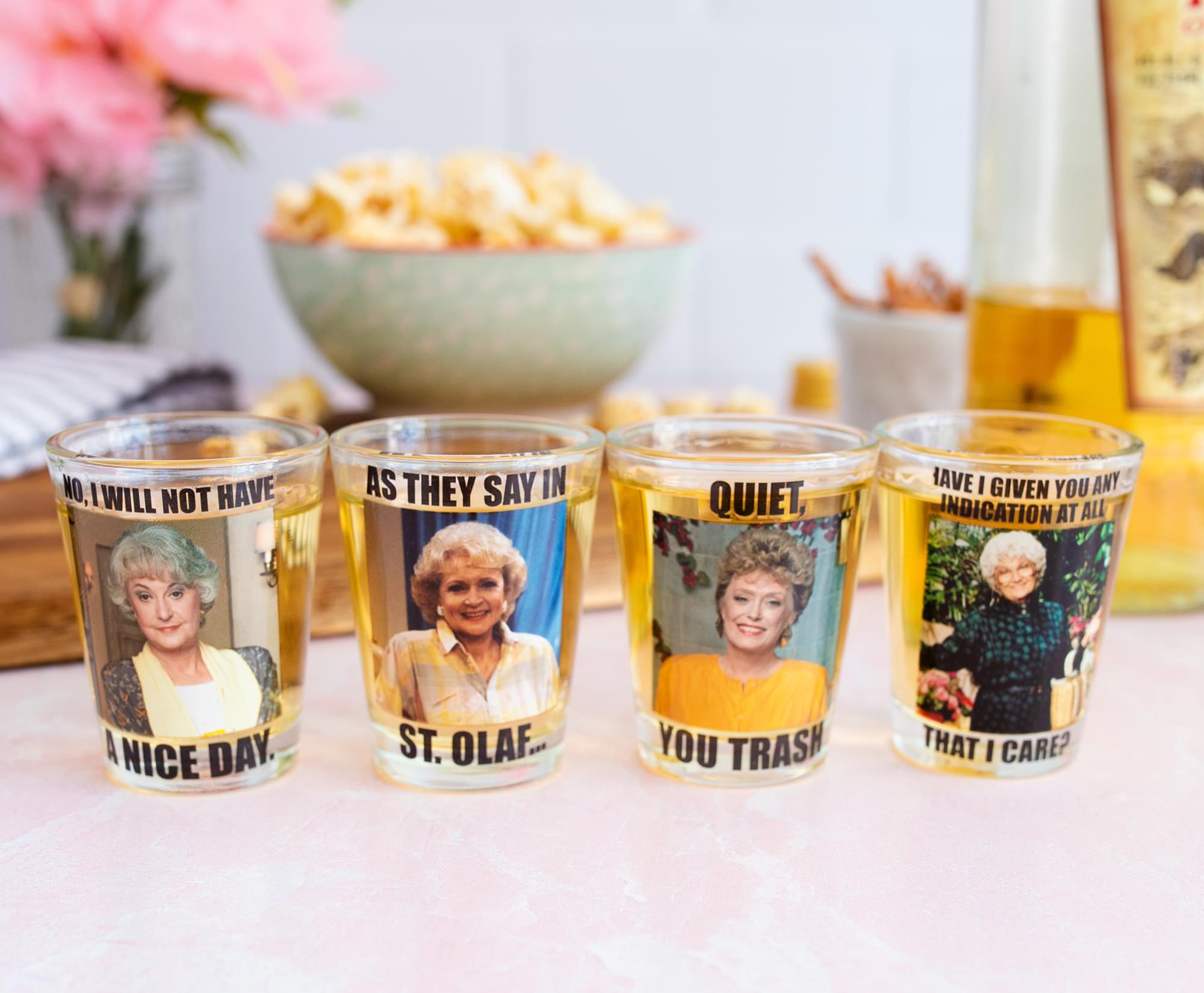 The Golden Girls Memes 1.5-Ounce Mini Glasses | Set of 4