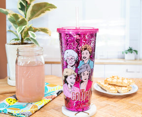 The Golden Girls Confetti Carnival Cup With Lid and Straw | Hold 32 Ounces